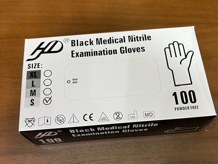 تنوع رنگ در دستکش نیتریل خالص