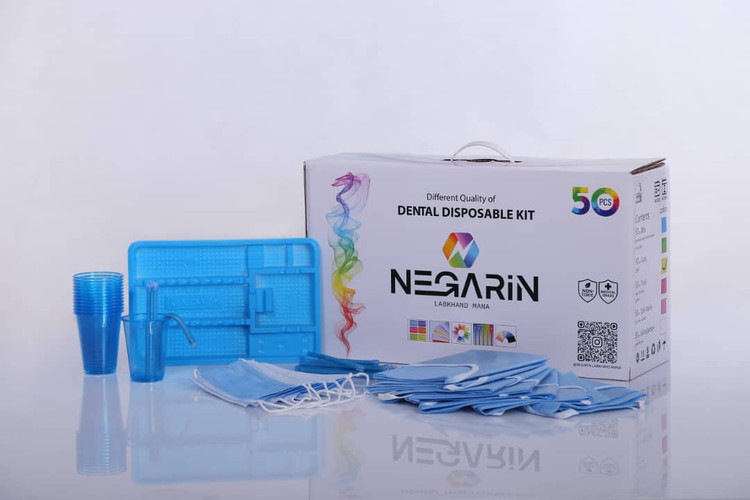 ست بهداشتی مصرفی آبی