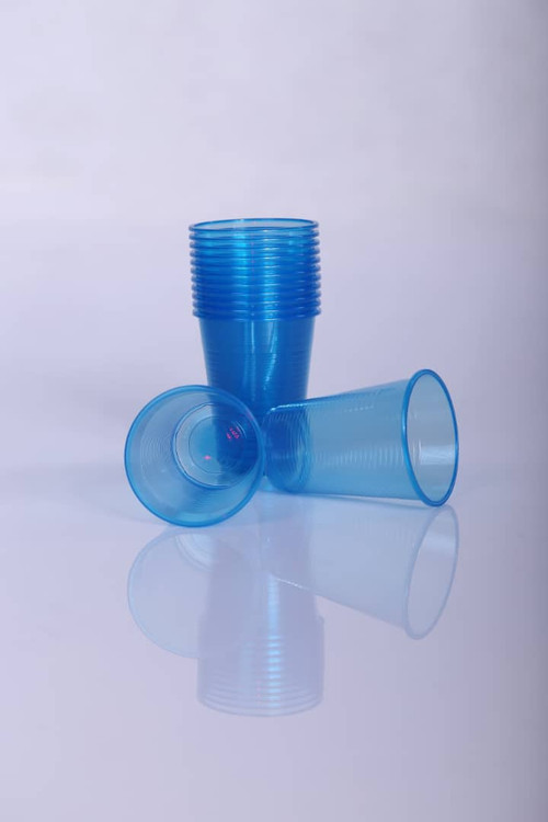 لیوان 3 گرمی بهداشتی رنگ آبی