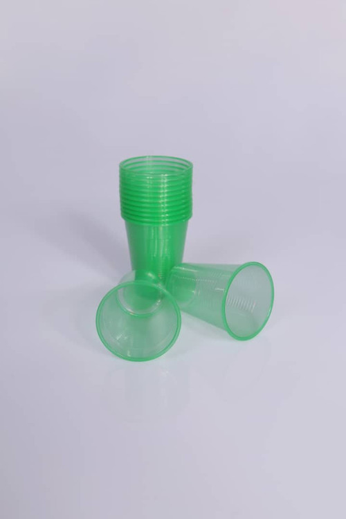 لیوان 3 گرمی بهداشتی رنگ سبز