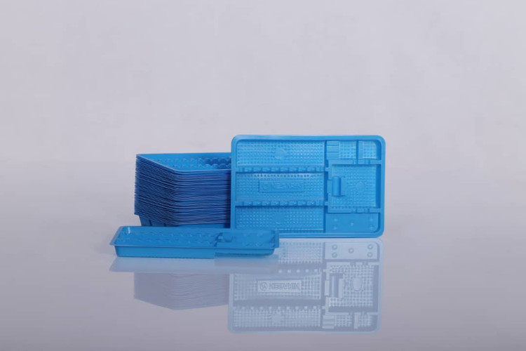 سینی یکبارمصرف 20 گرمی آبی